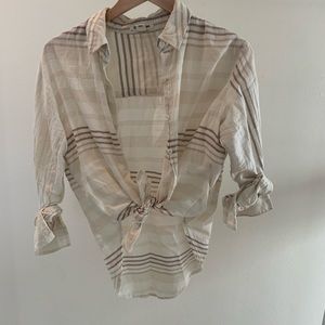 ❌SOLD❌Neutral lightweight flannel